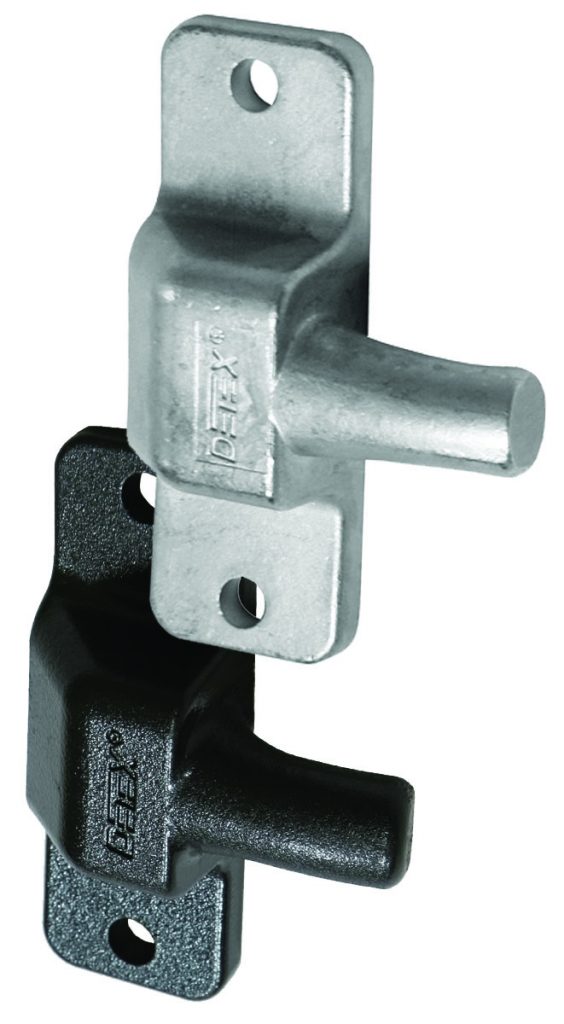 hinge side locking bolts