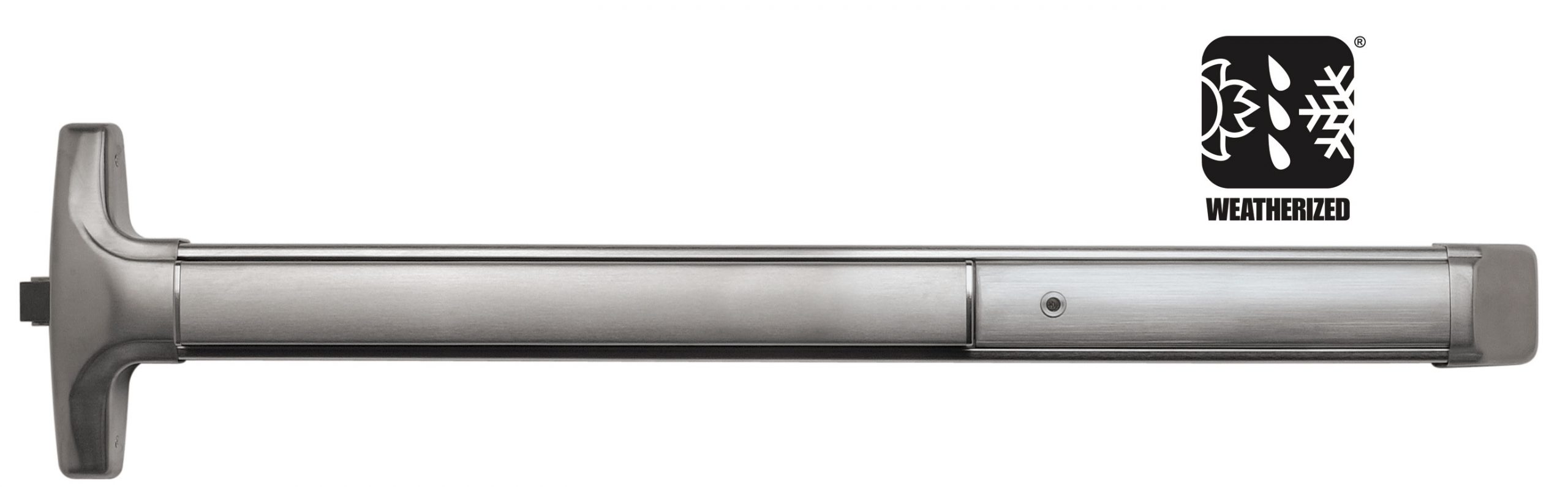 advantex 40xW weatherized narrow stile rim exit device