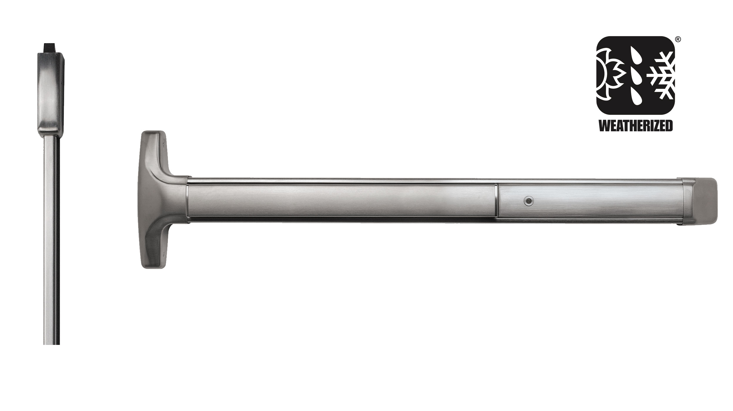 advantex 51xW narrow stile weatherized surface vertical rod exit device