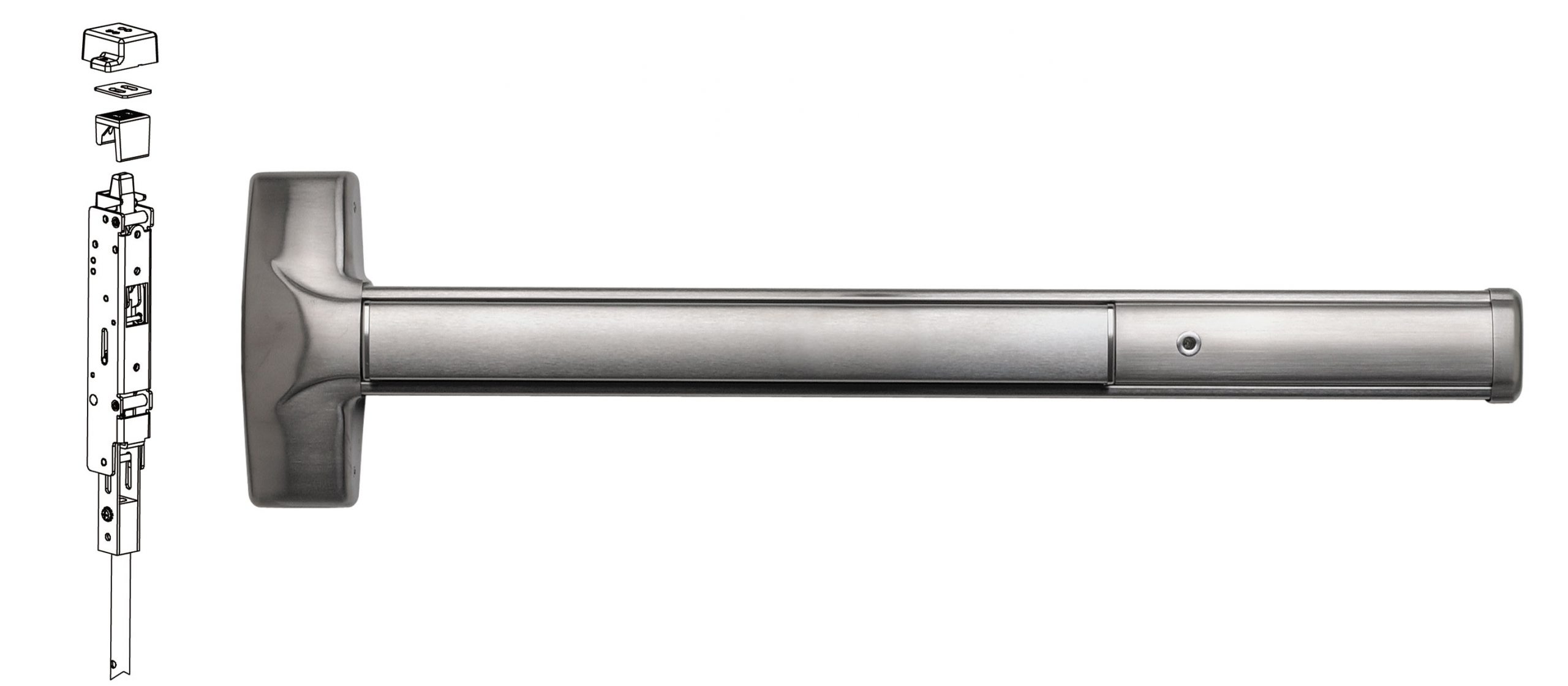 advantex 81 series concealed vertical rod exit device