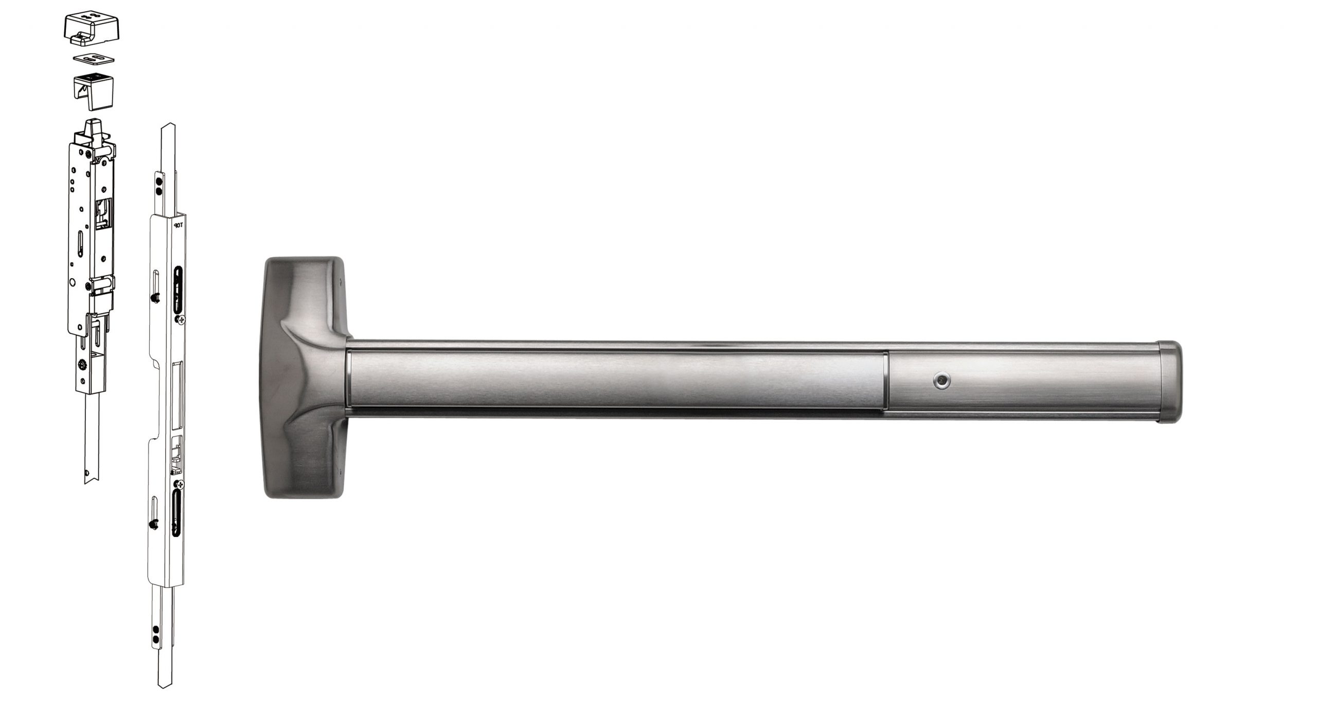 advantex 82 series concealed vertical rod exit device