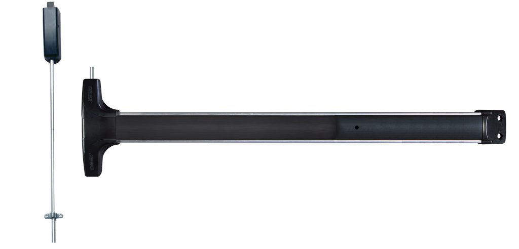 value series narrow stile top rod only weatherized device