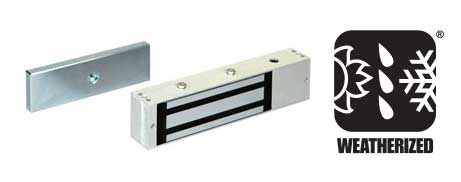weatherized magnetic lock