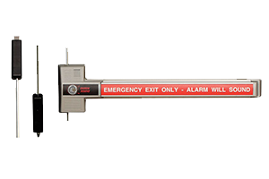 Top and bottom rod exit control lock