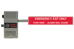 Fire-rated exit control lock