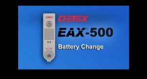 EAX-500 Battery Change