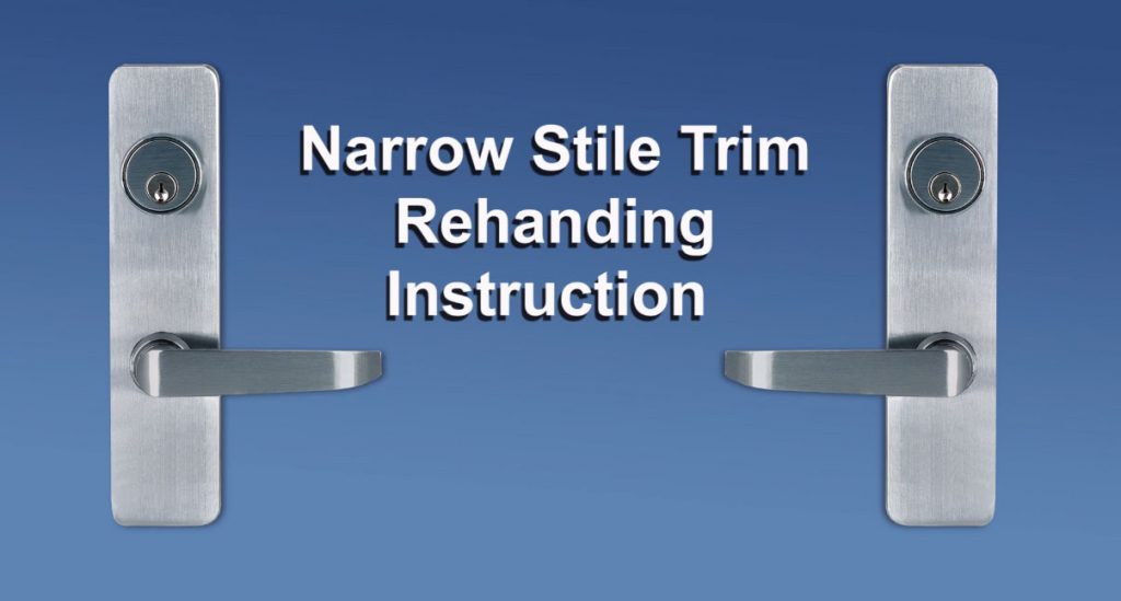 Narrow Stile Trim Rehanding