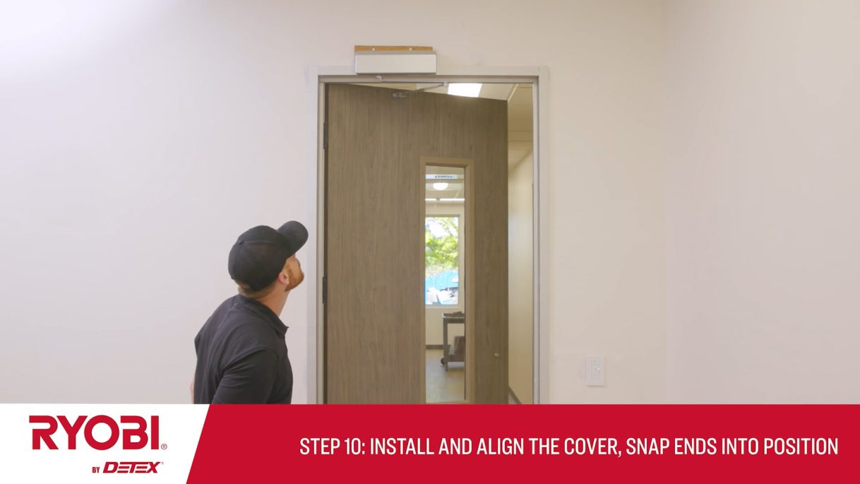 Ryobi By Detex Top Jamb Installation